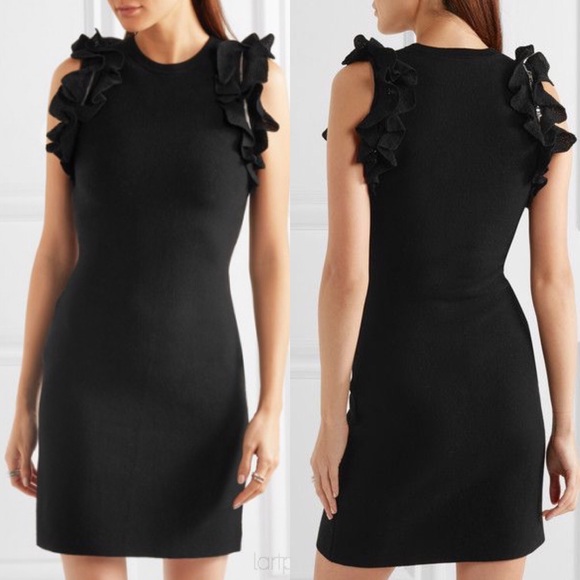3.1 P H I L L I P L I M : Zipper Ruffle Mini Dress - Picture 5 of 8